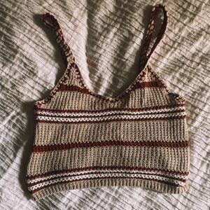 crocheted tank
